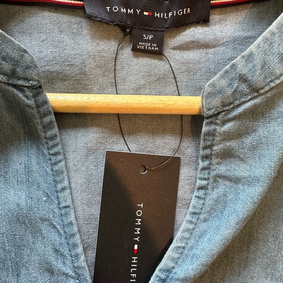 NWT Tommy Hilfiger Blue Casual Chambray Sundress - Picture 3 of 7